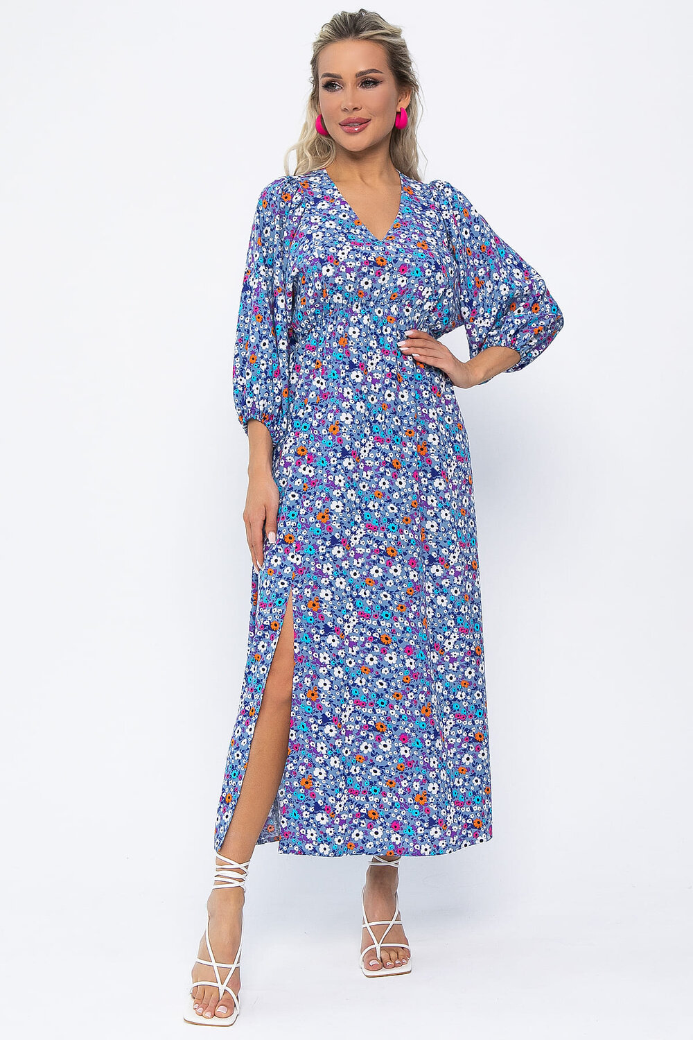 LT Collection Платье 538139 П13641-33М голубой