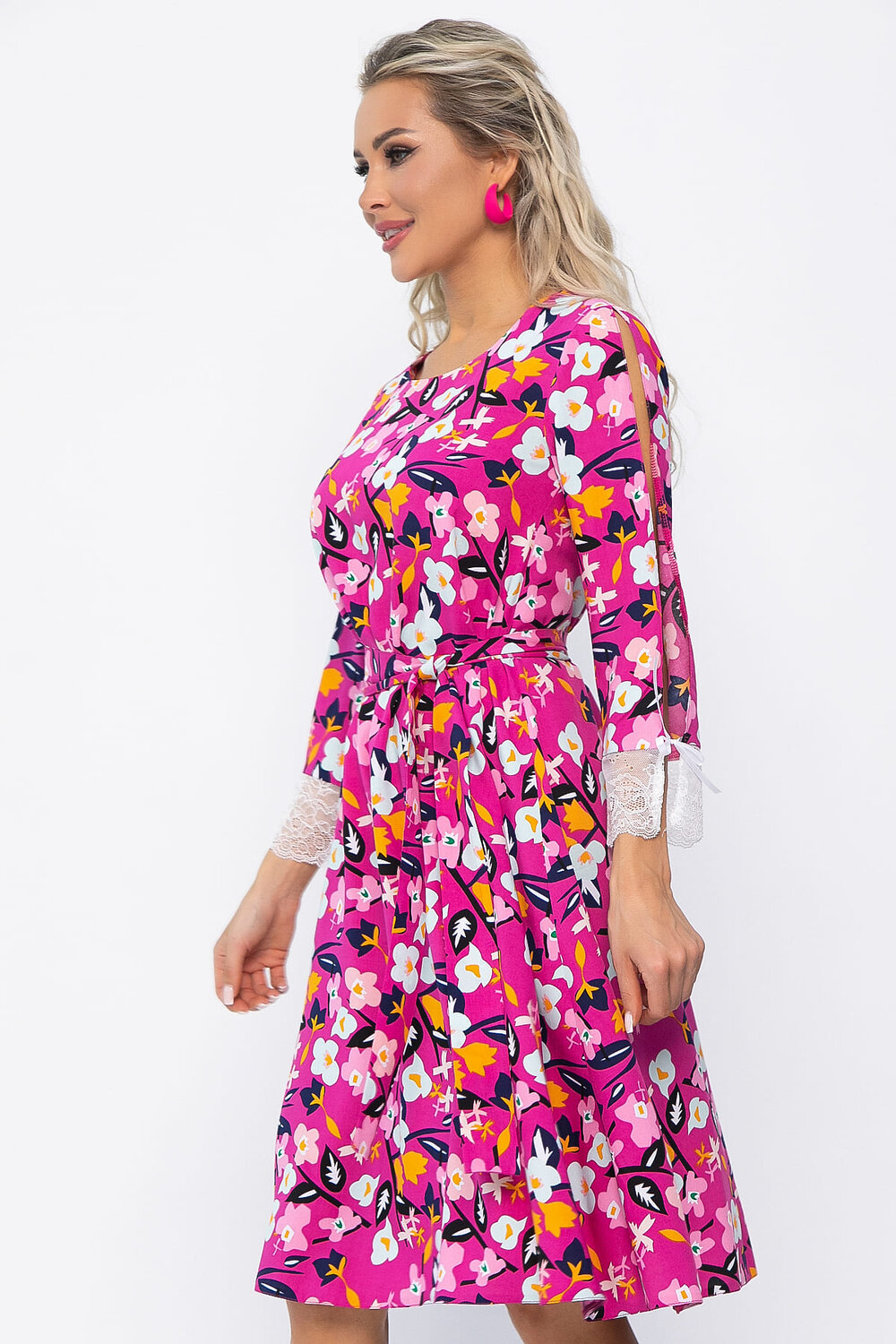 LT Collection Платье 538142 П13638-33М фуксия