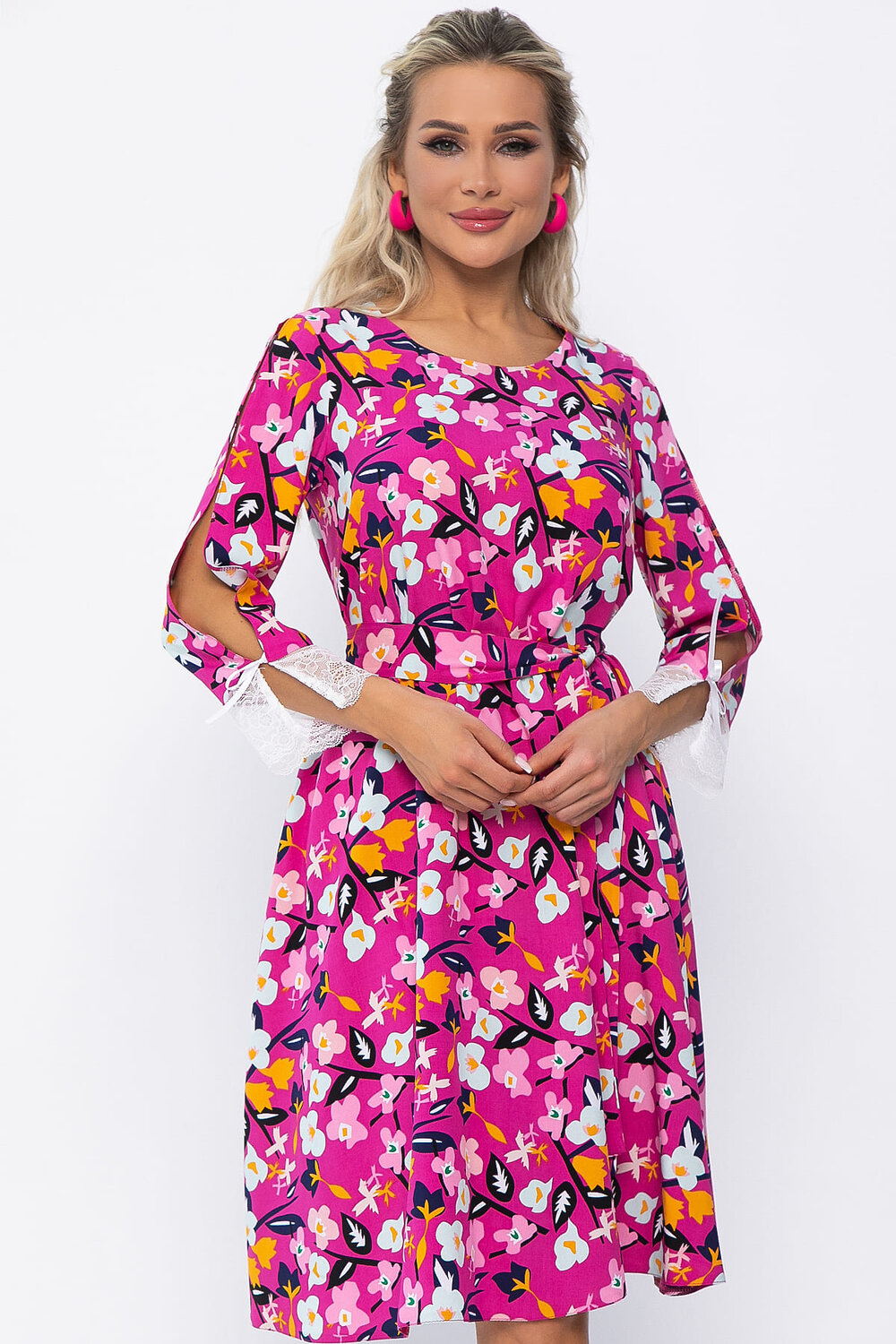 LT Collection Платье 538142 П13638-33М фуксия
