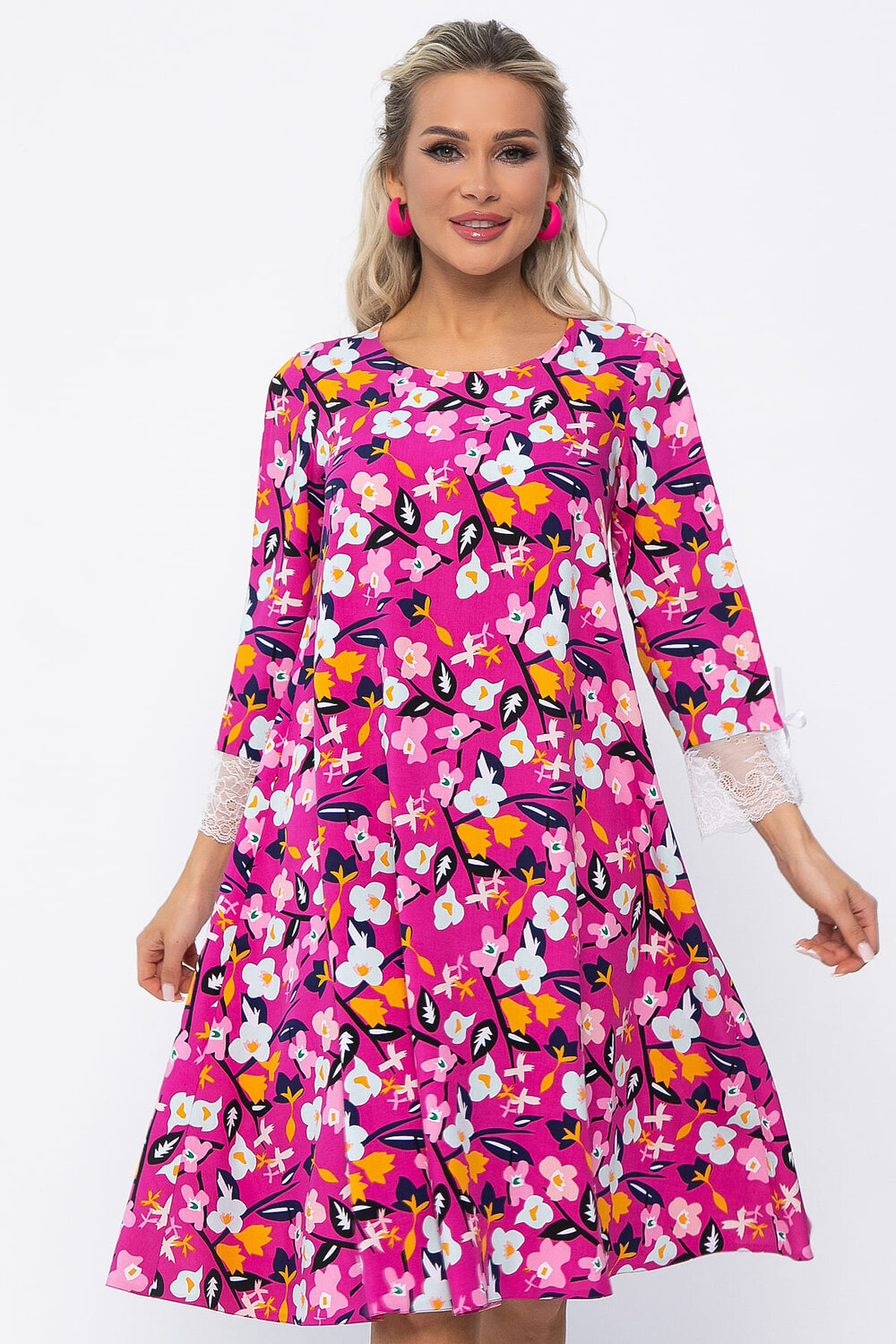 LT Collection Платье 538142 П13638-33М фуксия