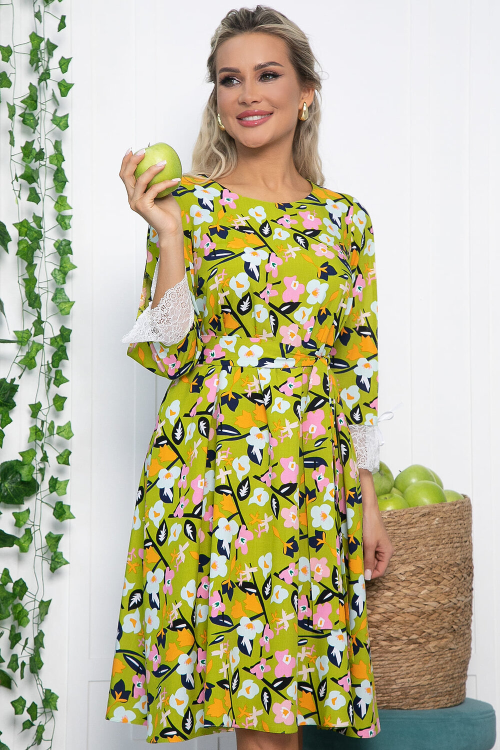 LT Collection Платье 538144 П13639-33М зеленый