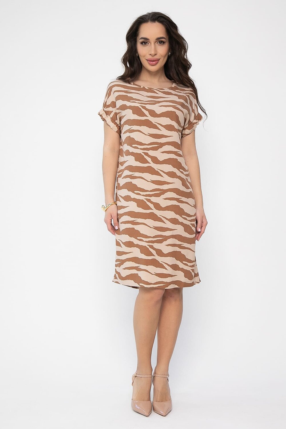 LT Collection Платье 538146 П13647-25М бежевый