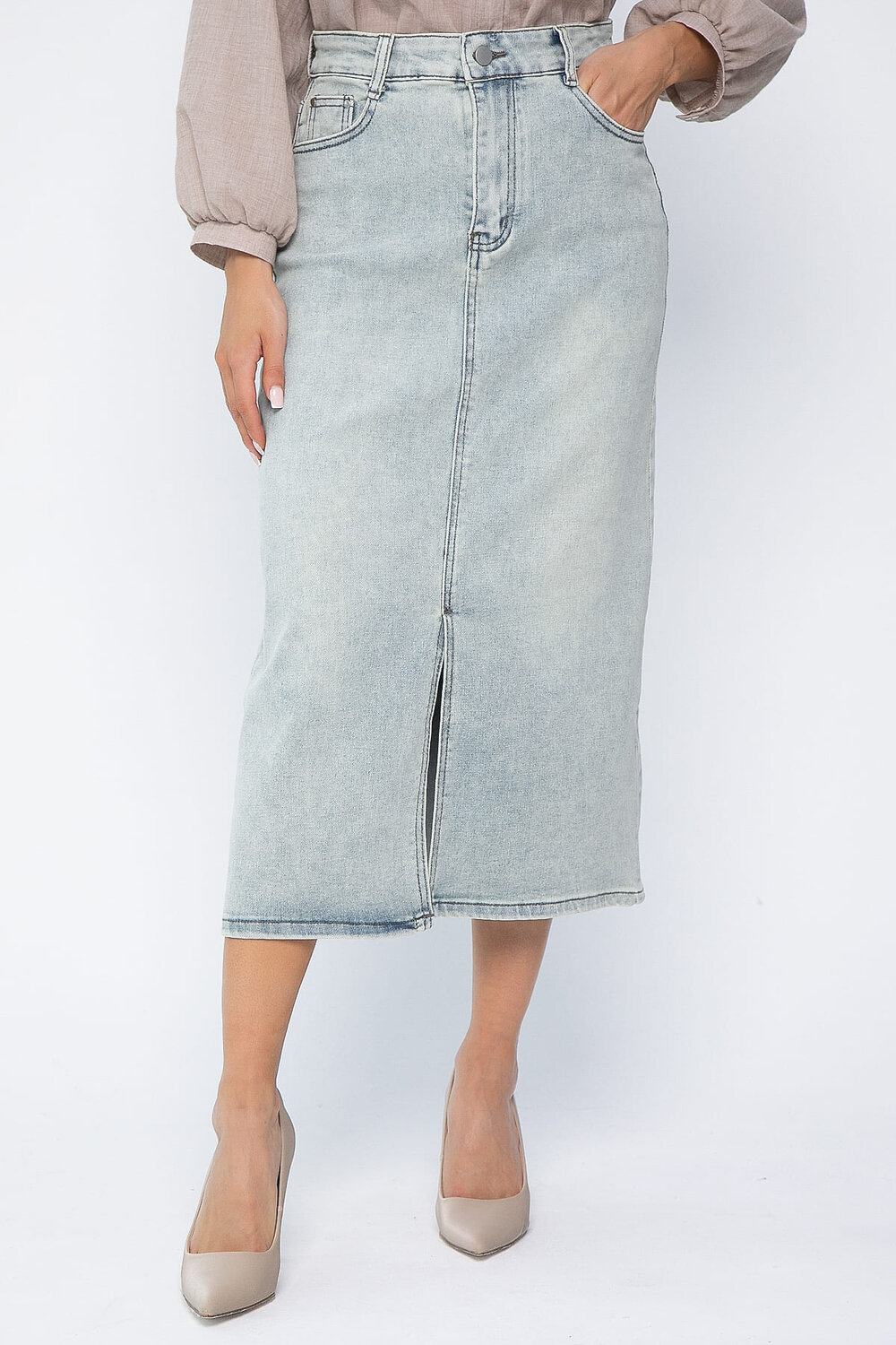 LT Collection Юбка 538148 Ю13644-4М голубо-зелёный