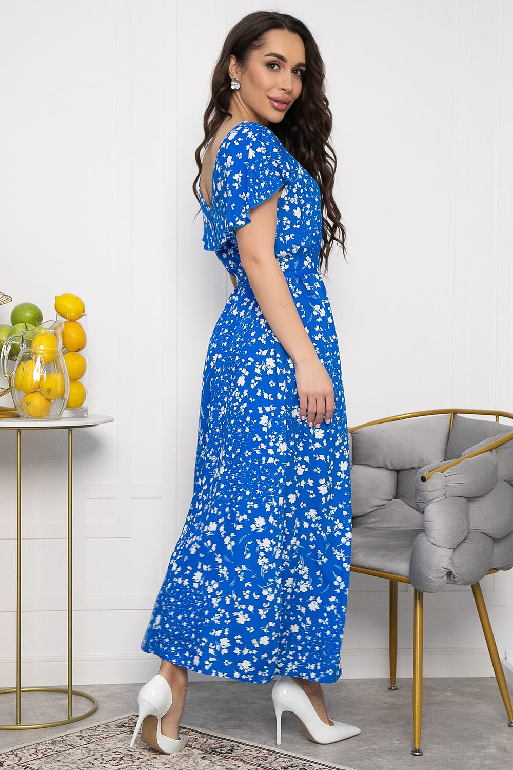 LT Collection Платье 538150 П13681-16М синий
