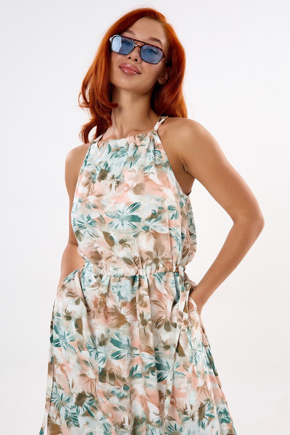 Lika Dress Платье 538317 10433 Белый/Бежевый