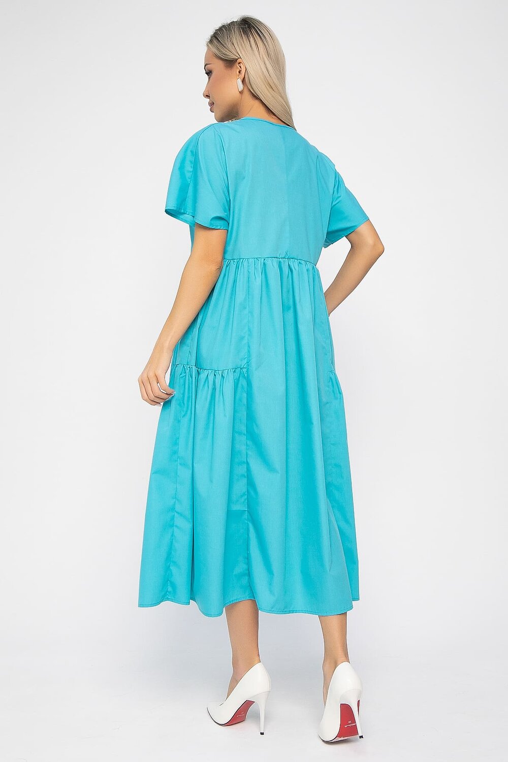 LT Collection Платье 538640 П13602-36М морской волны