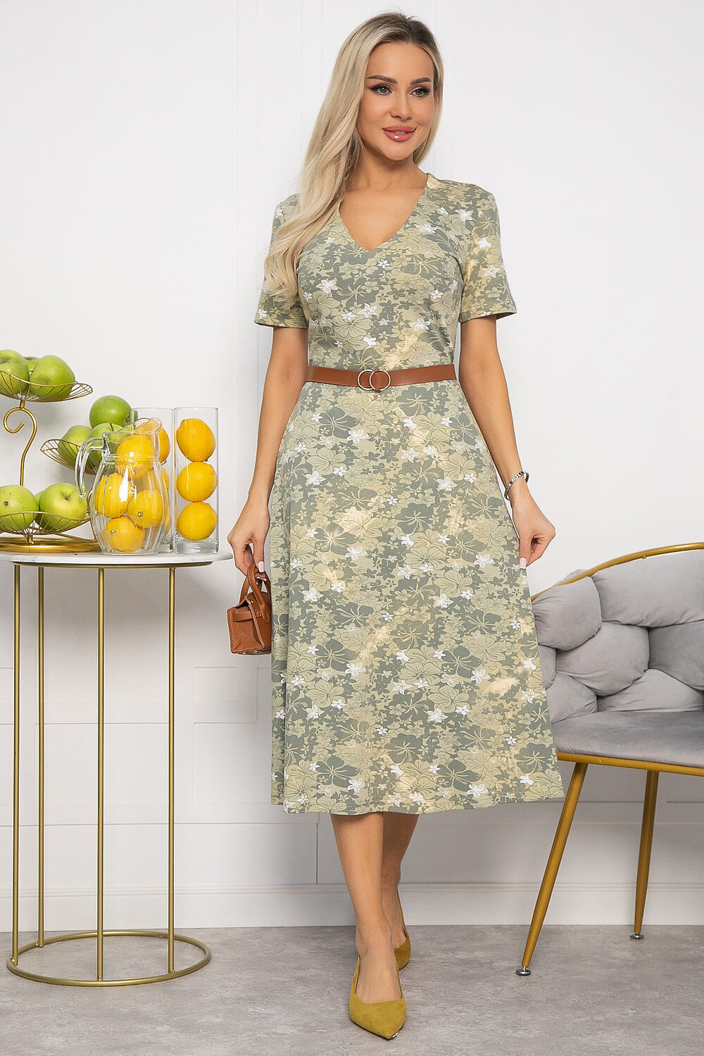 LT Collection Платье 538645 П13628-10М зелёный