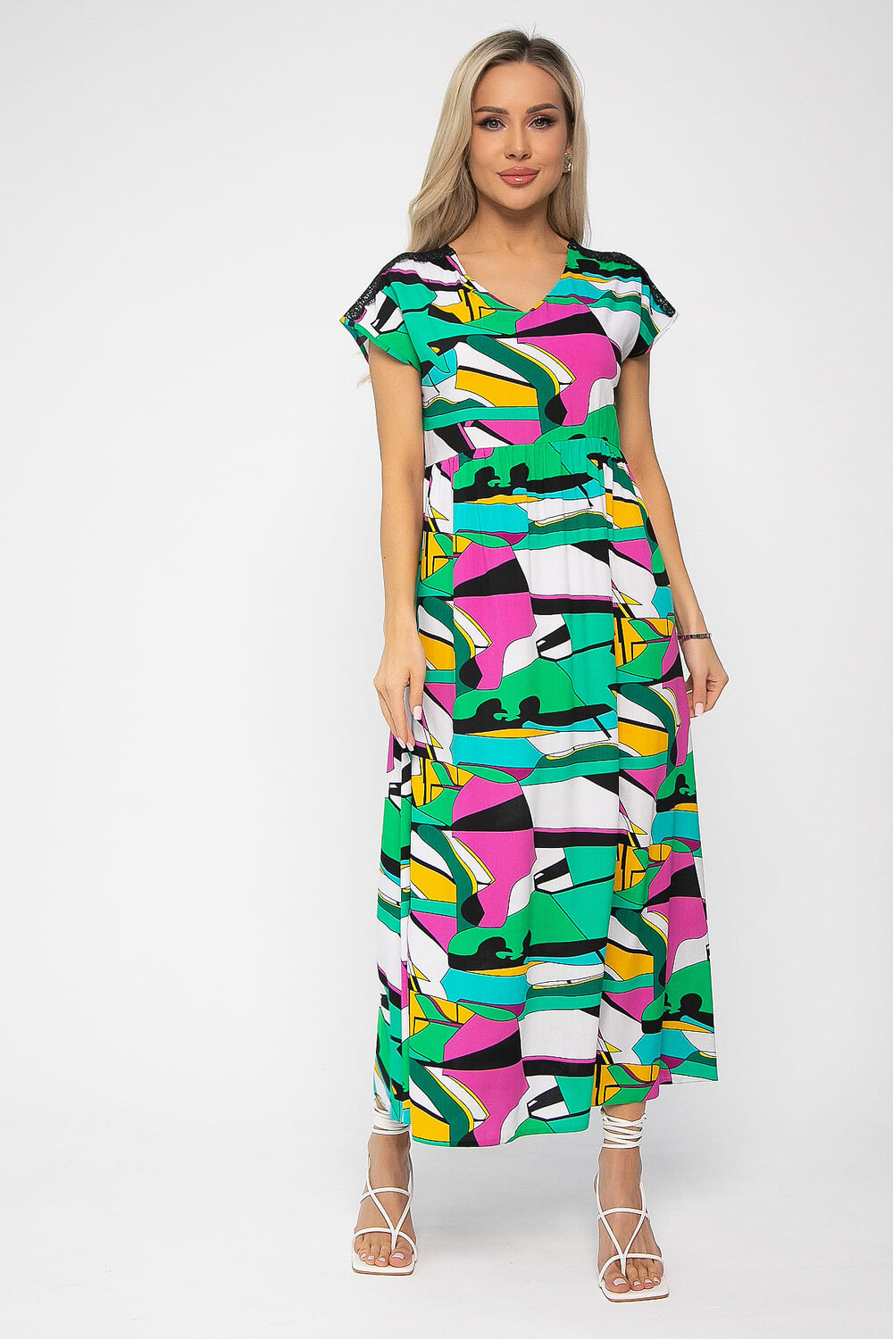LT Collection Платье 538646 П13651-18М Мультиколор