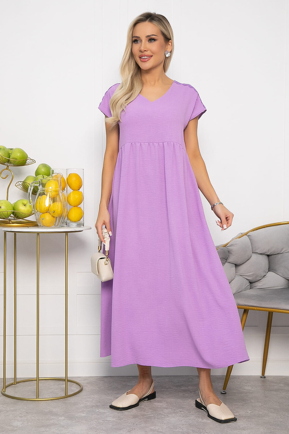 LT Collection Платье 538647 П13649-18М Сиреневый