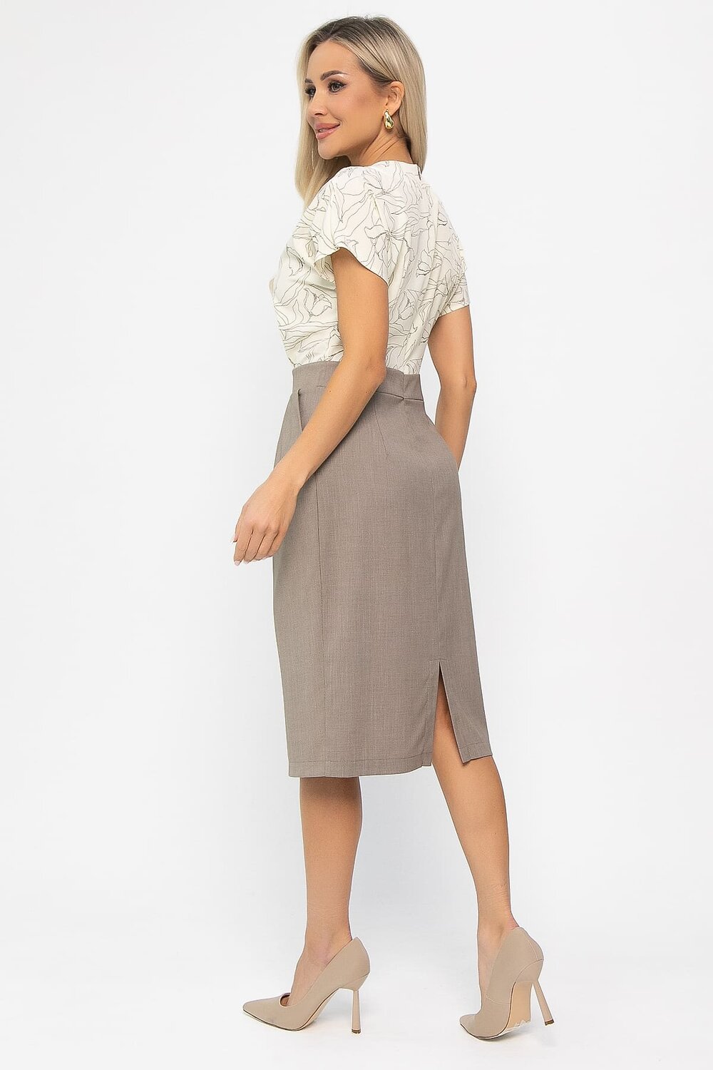 LT Collection Платье 538648 П13663-16М Бежевый