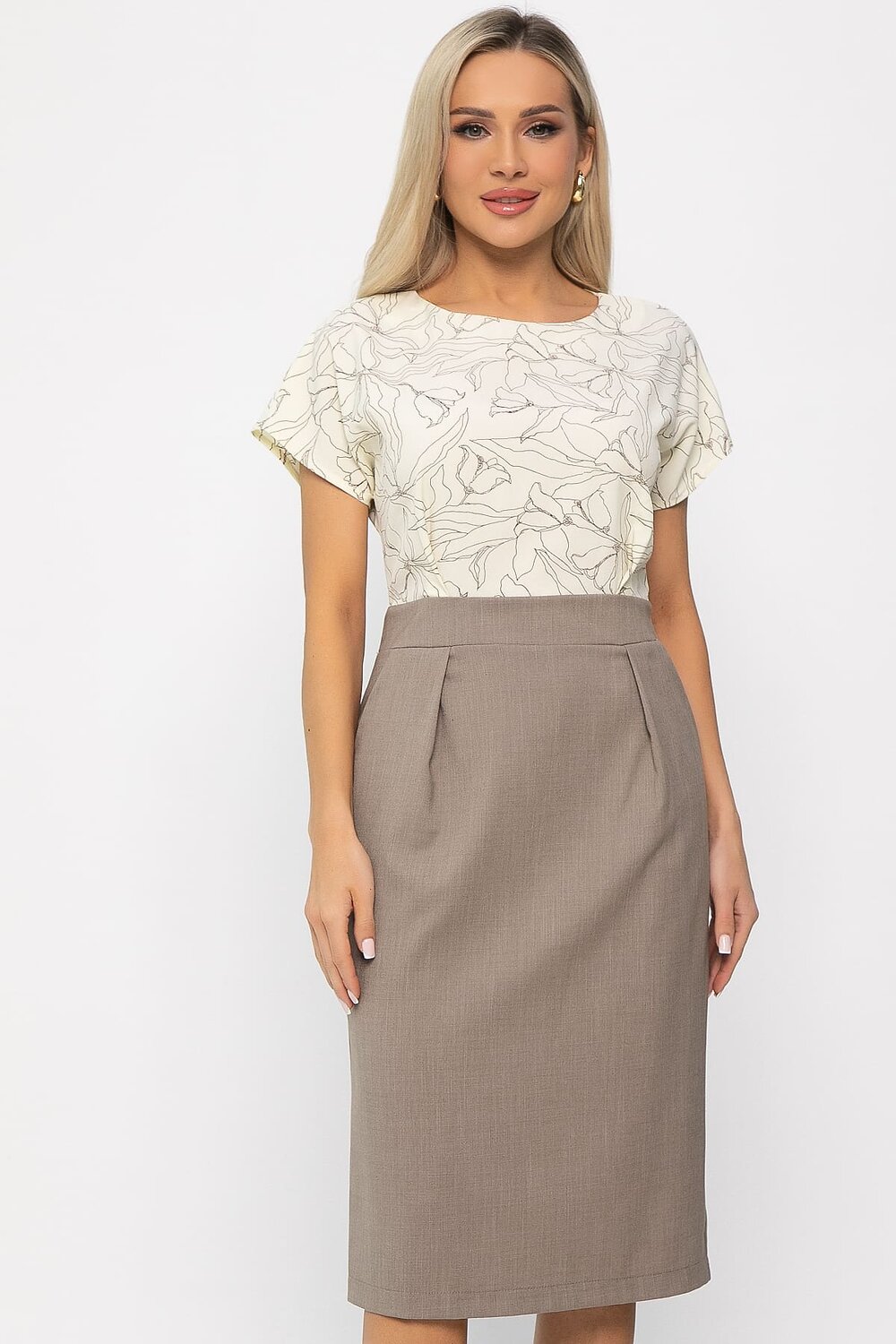 LT Collection Платье 538648 П13663-16М Бежевый
