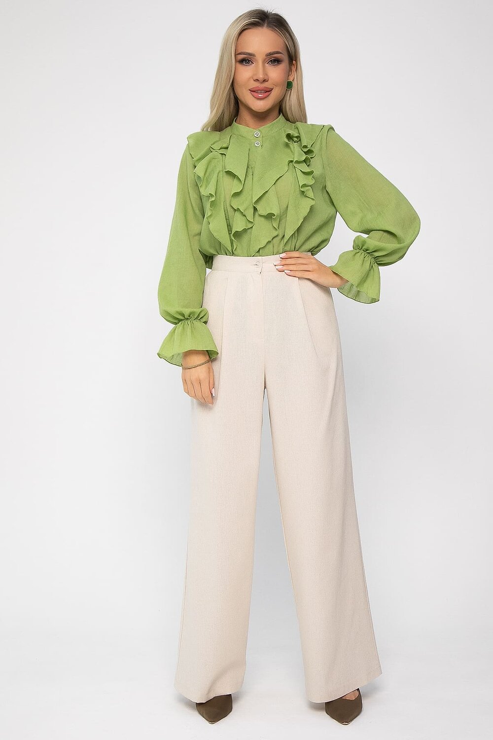LT Collection Брюки 538652 Б13682-7М Молочный
