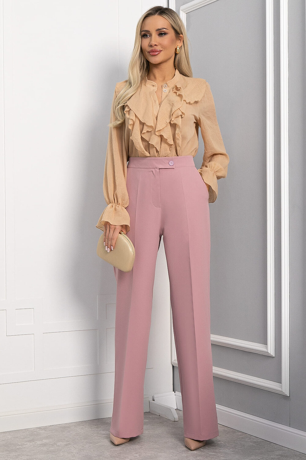 LT Collection Брюки 538654 Б13693-33М Розовый