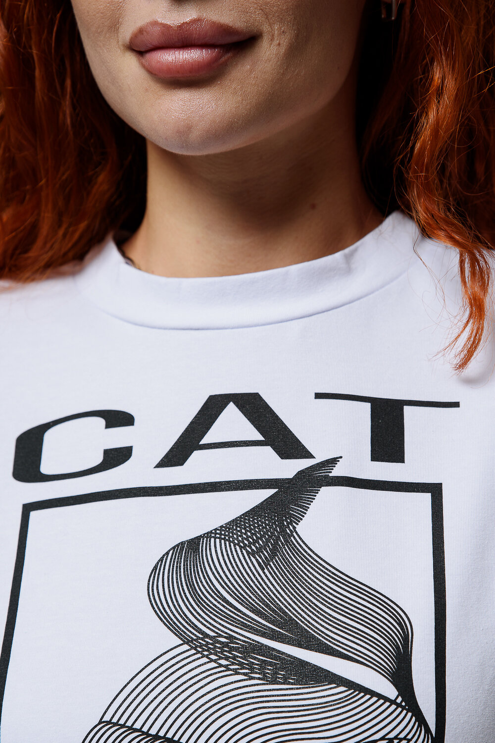 Натали Футболка 538750 8506 белый+CAT