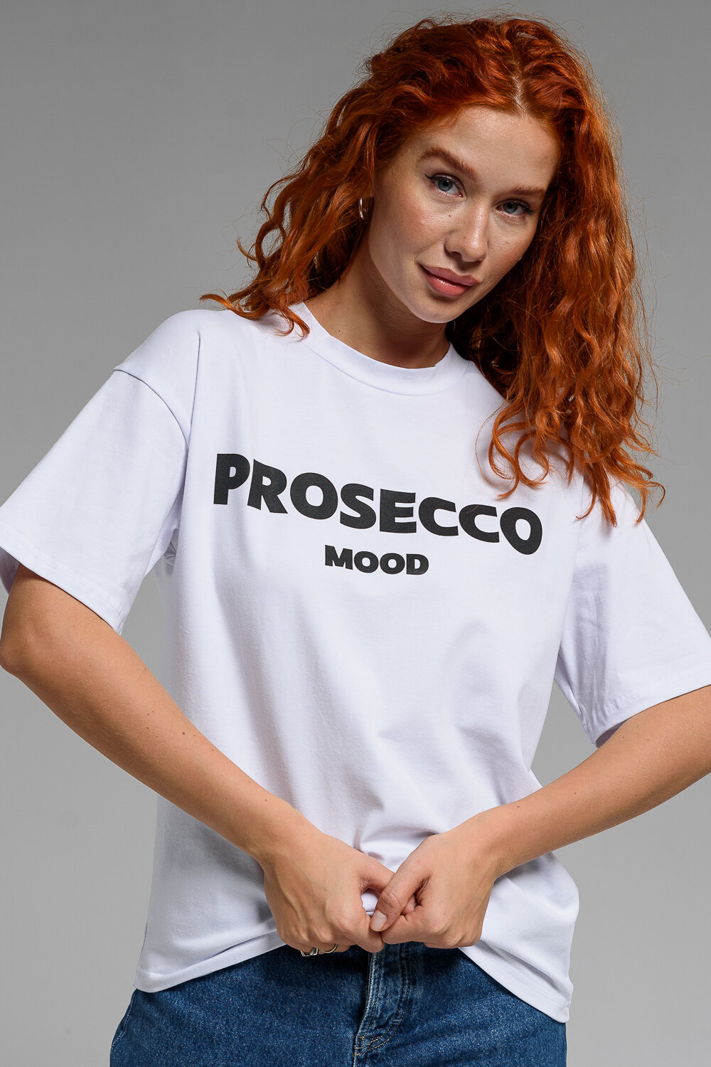 Натали Футболка 538751 8506 белый+PROSECCO