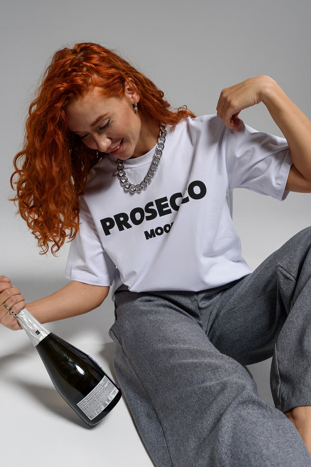 Натали Футболка 538751 8506 белый+PROSECCO