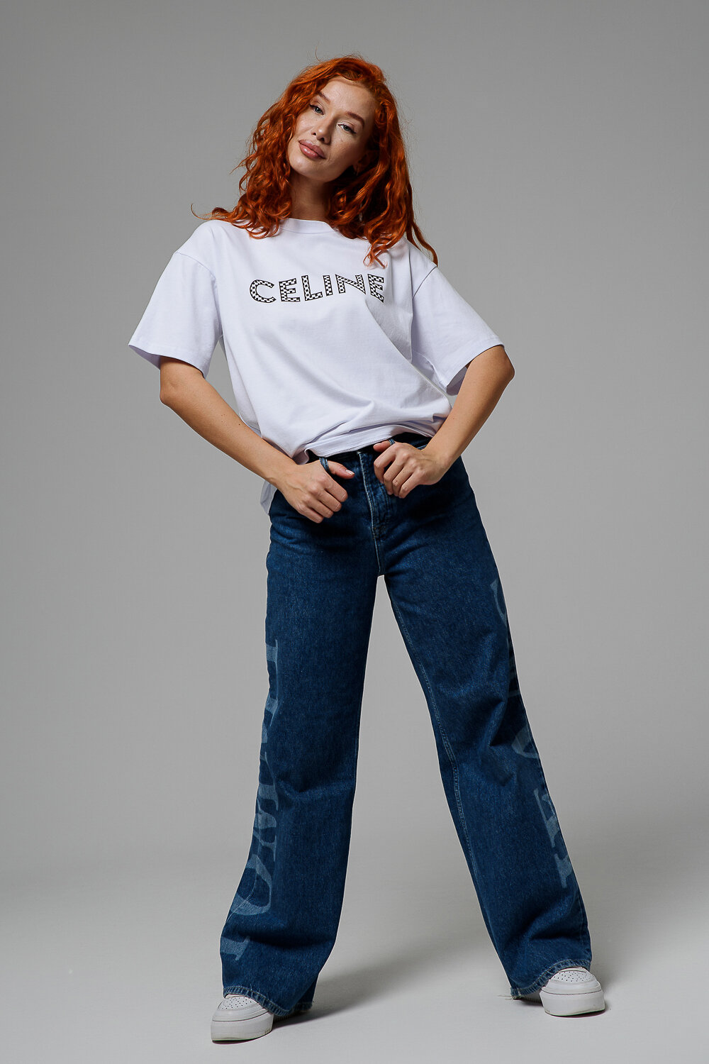 Натали Футболка 538752 8506 белый+CELINE