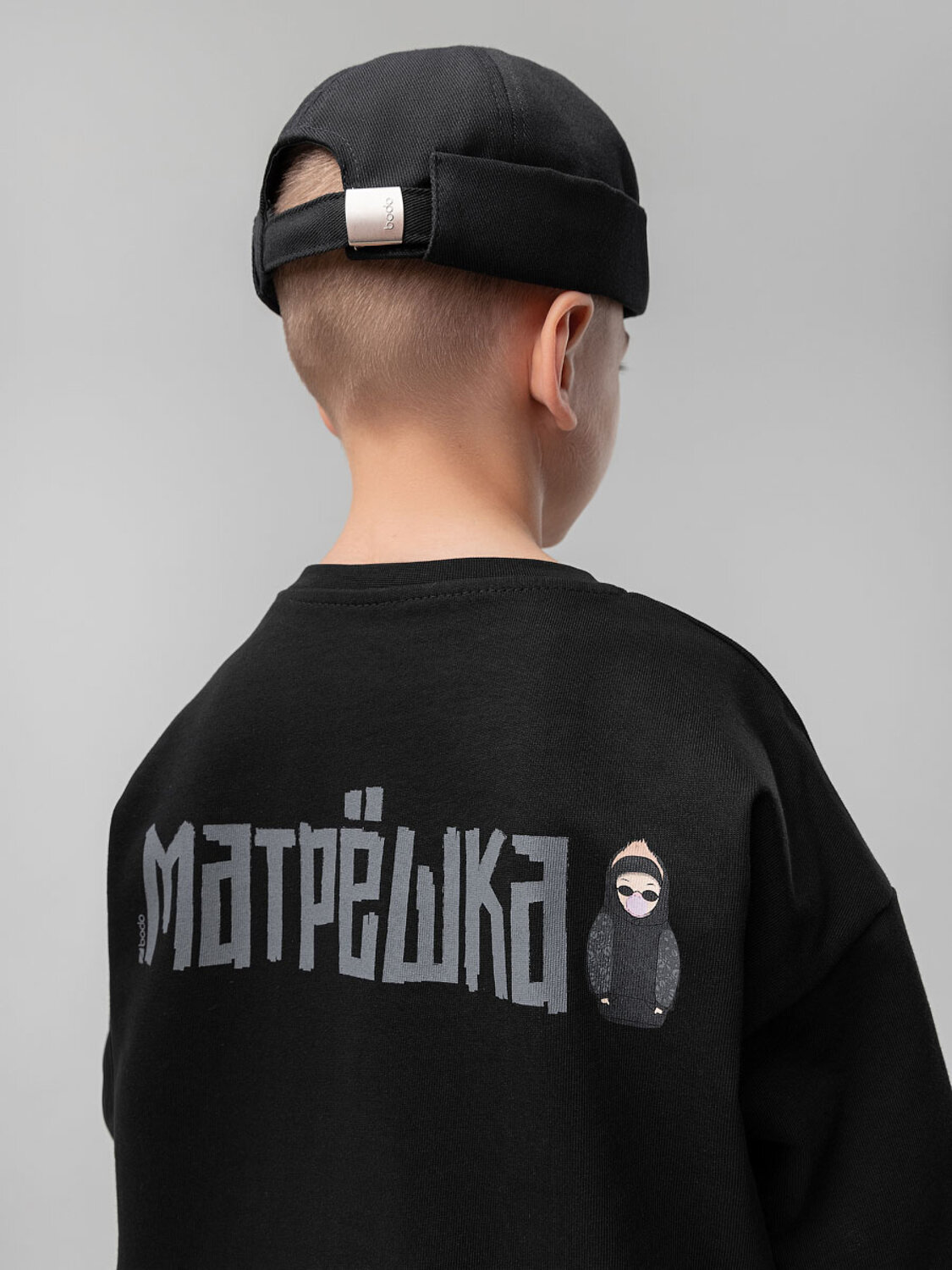 Bodo Футболка 539001 4-460MU черный (серый)