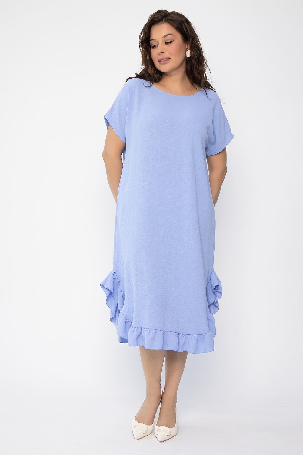 LT Collection Платье 539367 П13596-8М голубой