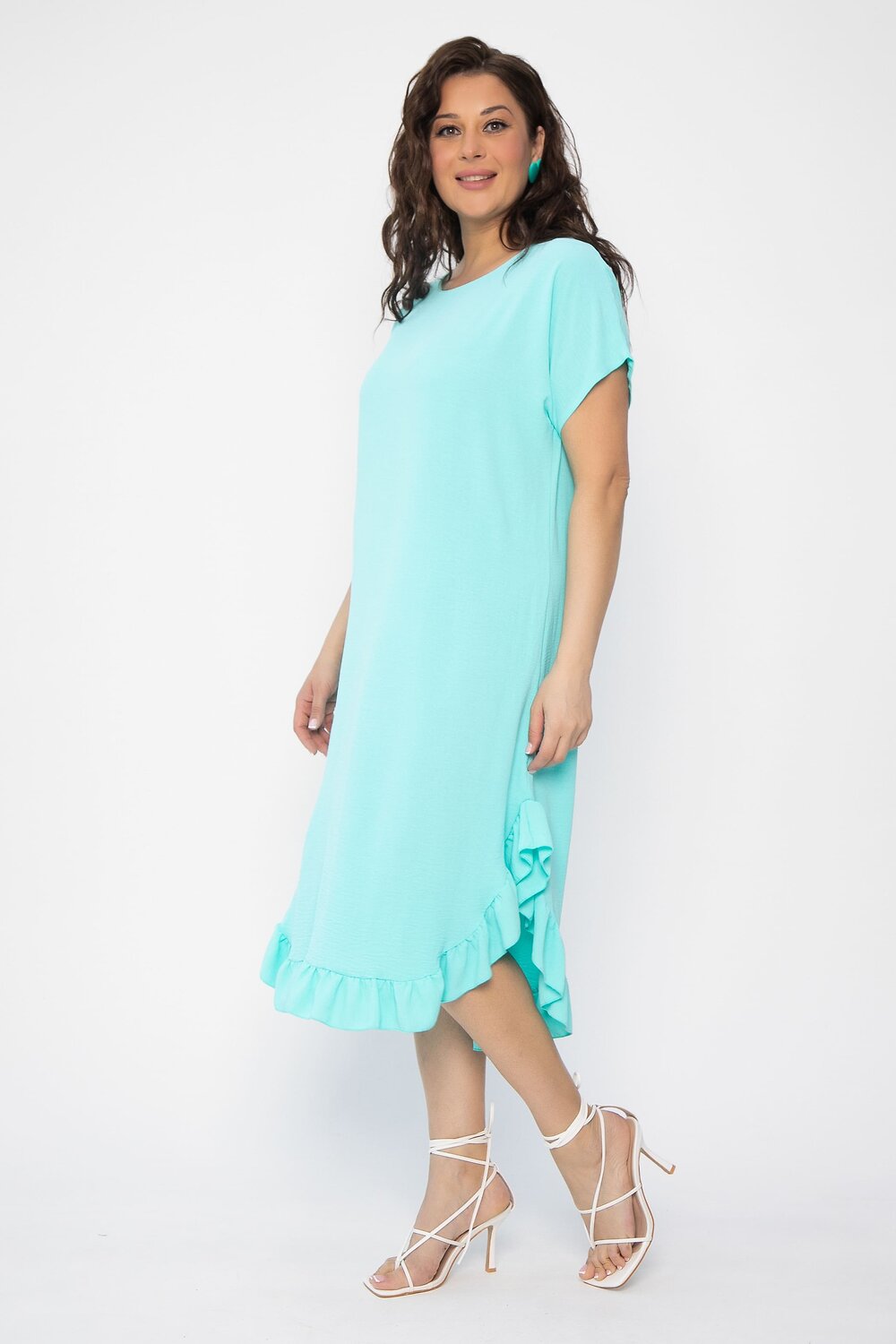 LT Collection Платье 539371 П13598-8М бирюзовый