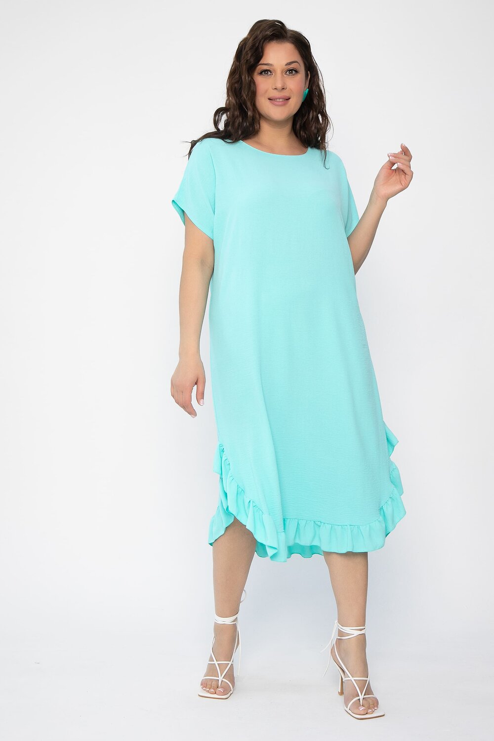 LT Collection Платье 539371 П13598-8М бирюзовый