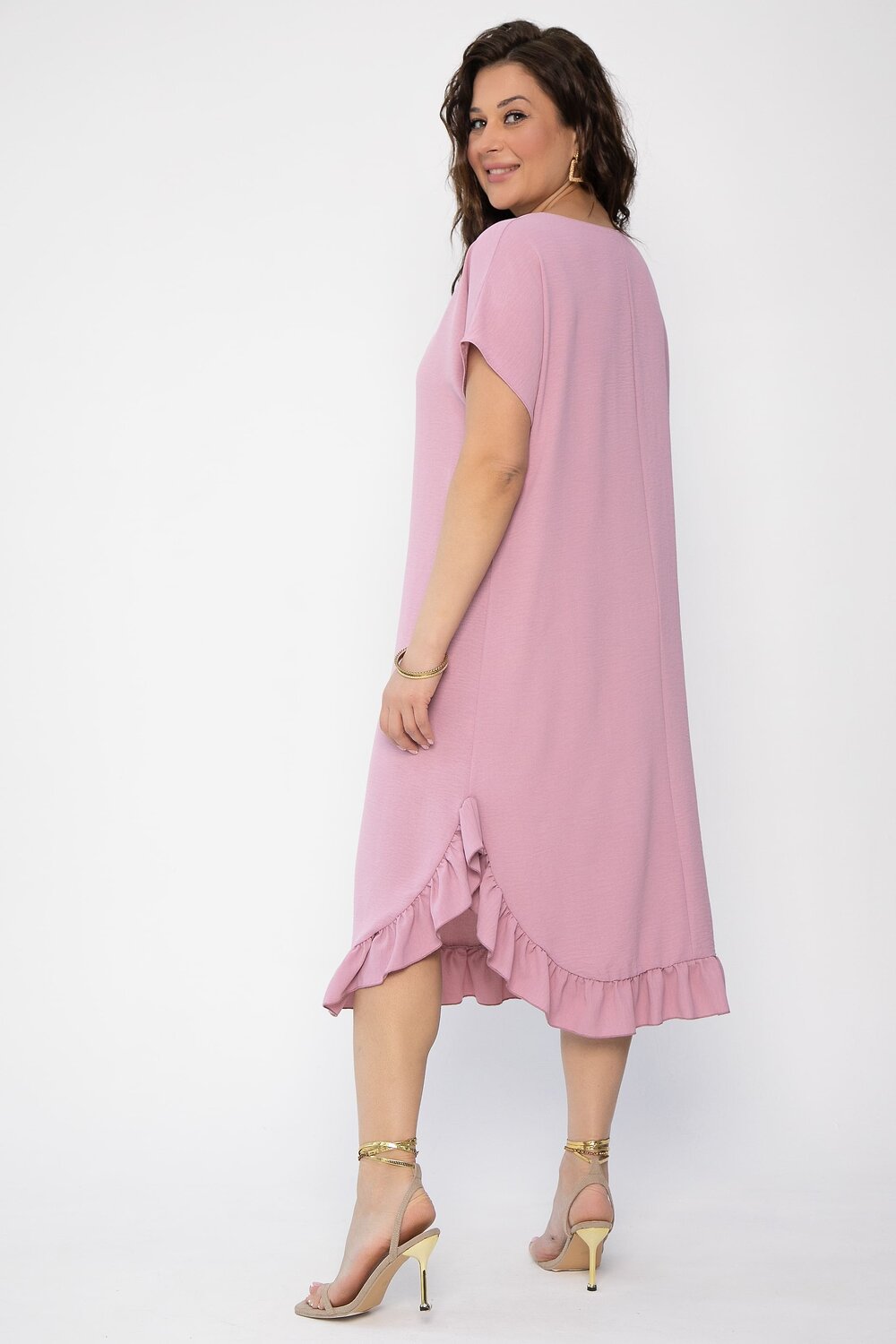 LT Collection Платье 539377 П13597-8М розовый
