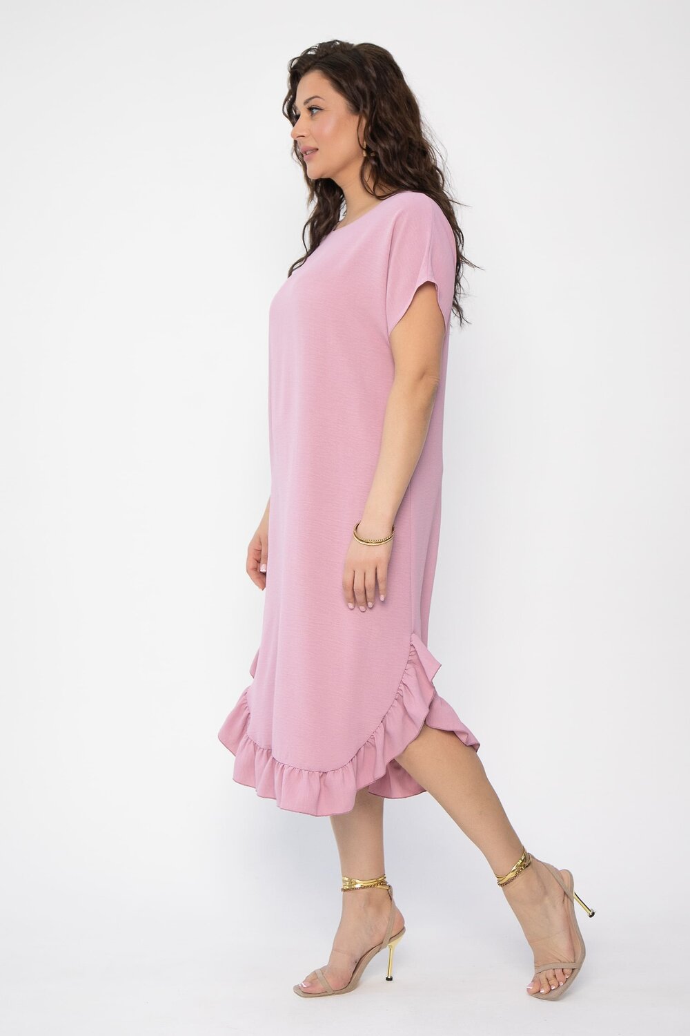LT Collection Платье 539377 П13597-8М розовый