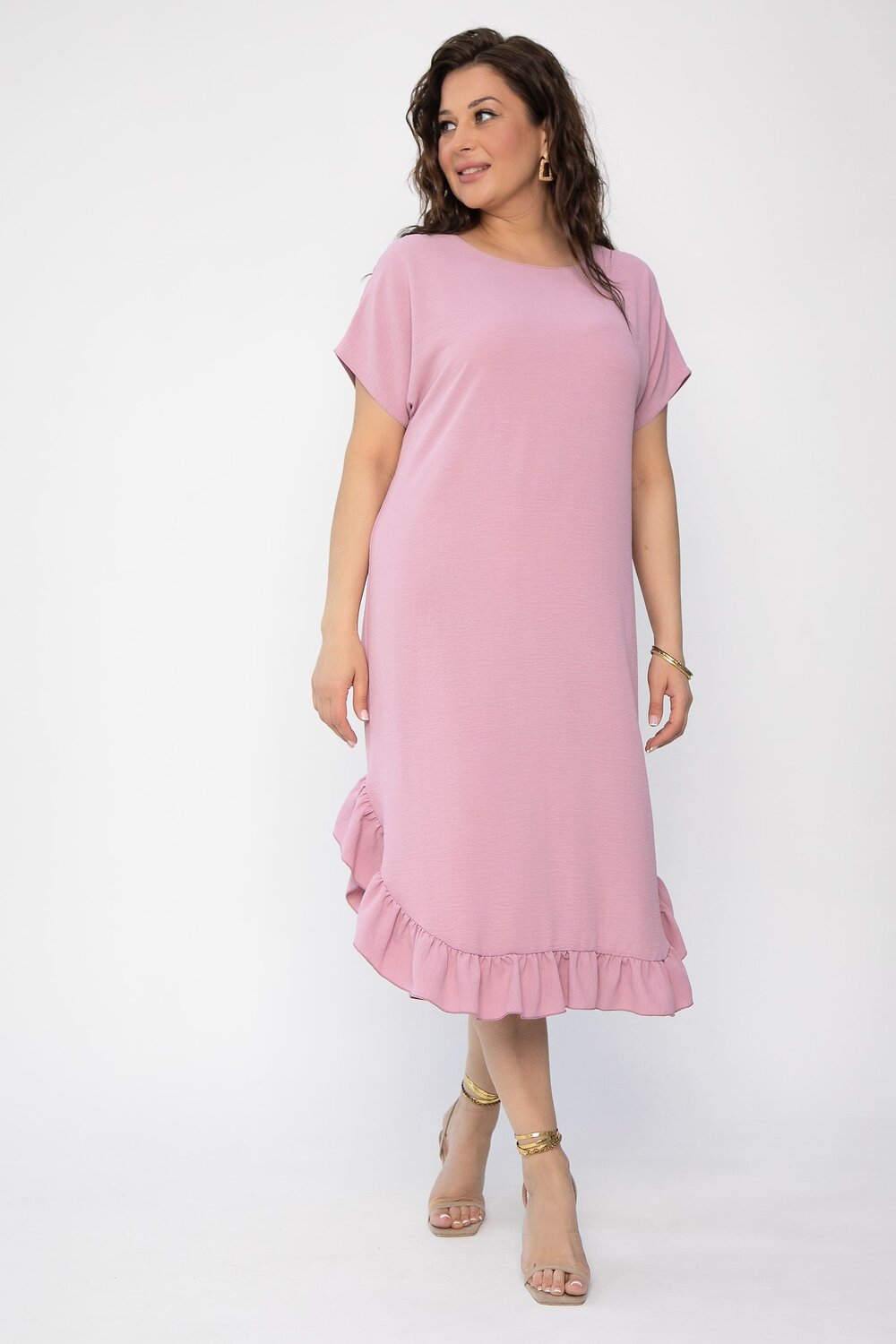 LT Collection Платье 539377 П13597-8М розовый