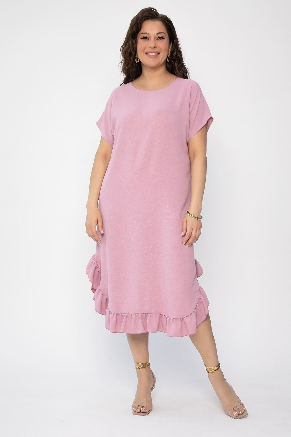 LT Collection Платье 539377 П13597-8М розовый