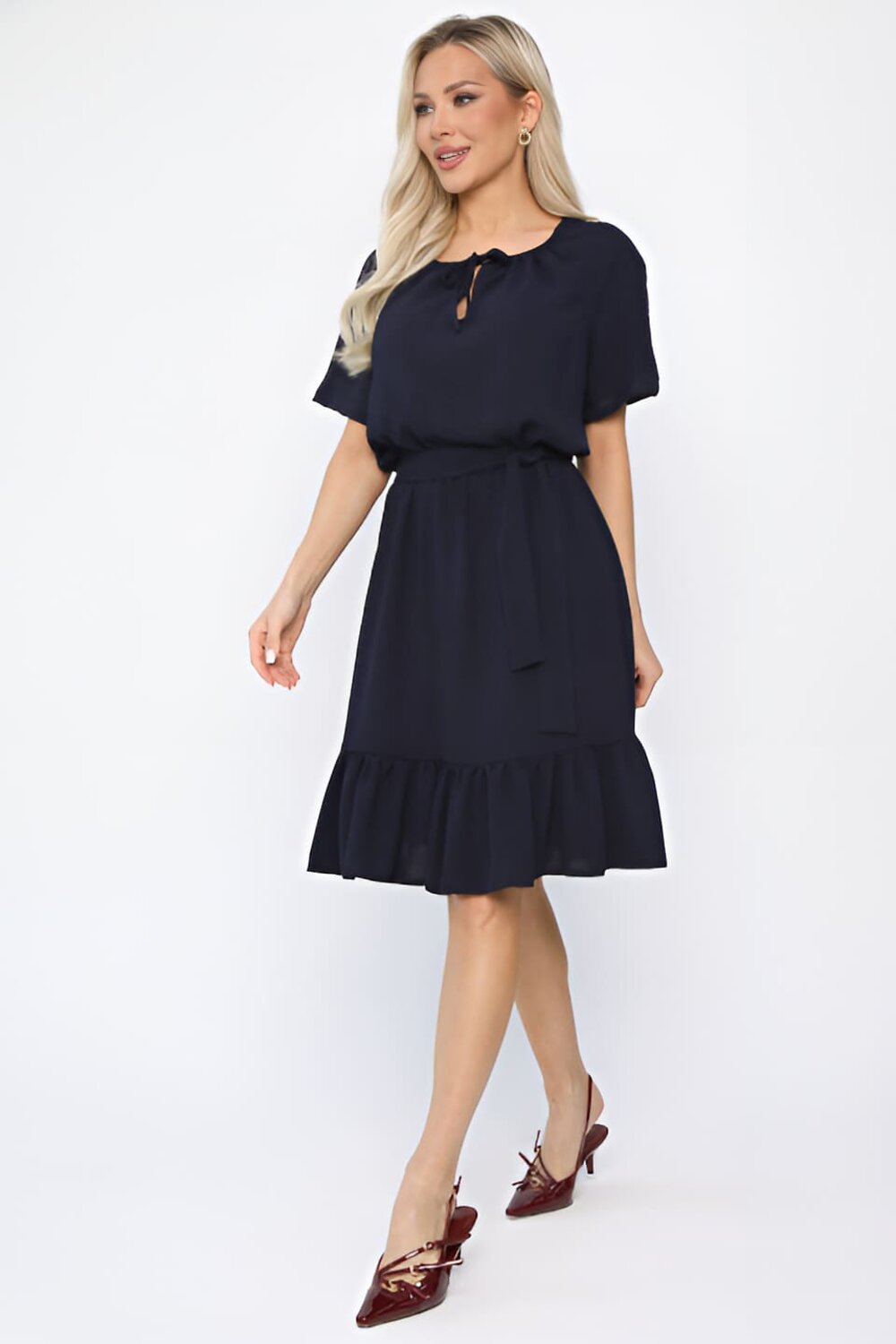 LT Collection Платье 539380 П13624-10М синий