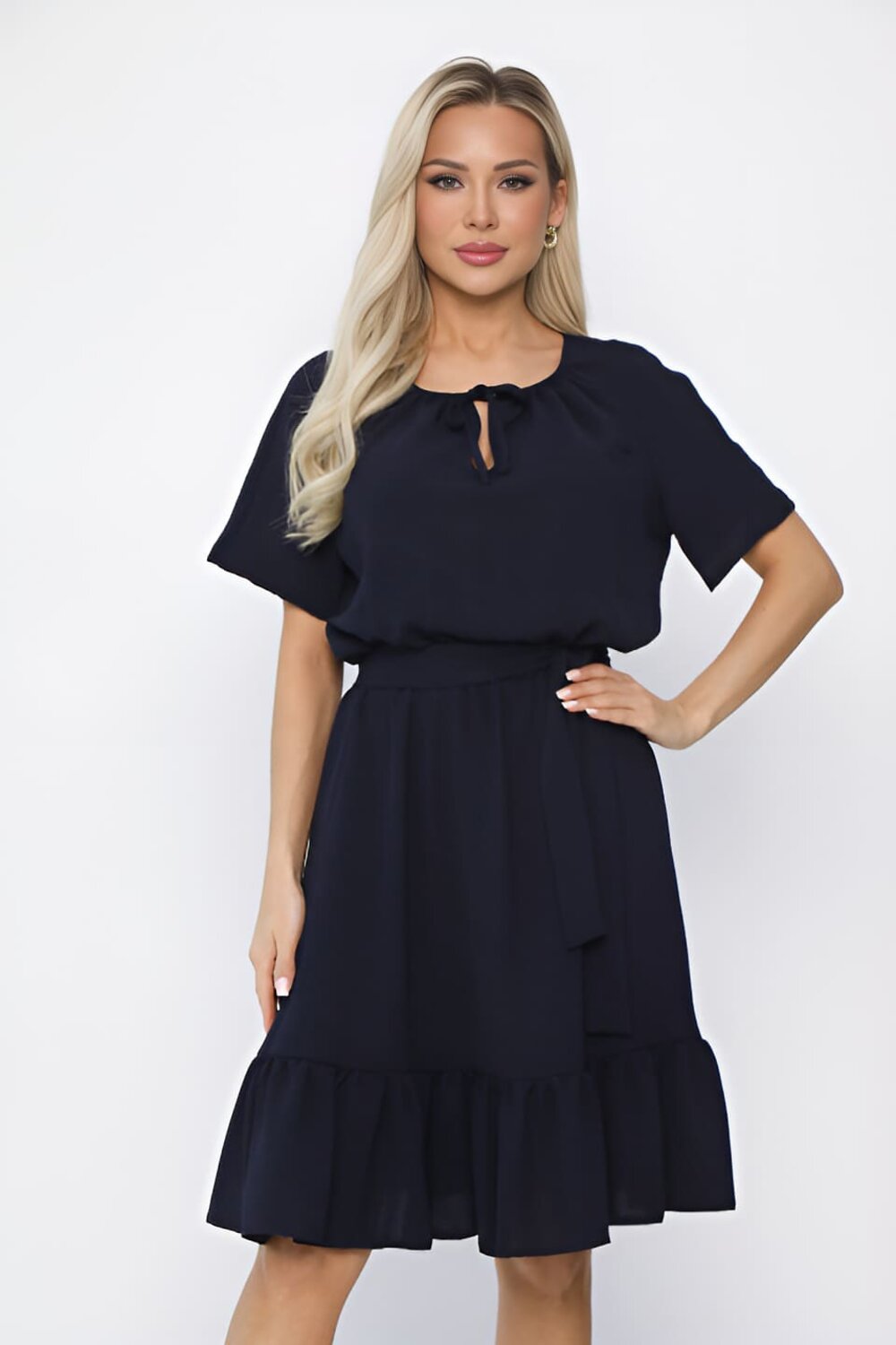LT Collection Платье 539380 П13624-10М синий