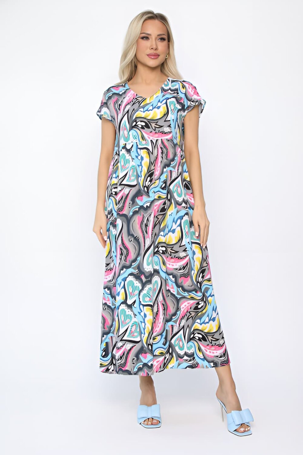 LT Collection Платье 539385 П13652-18М мультиколор
