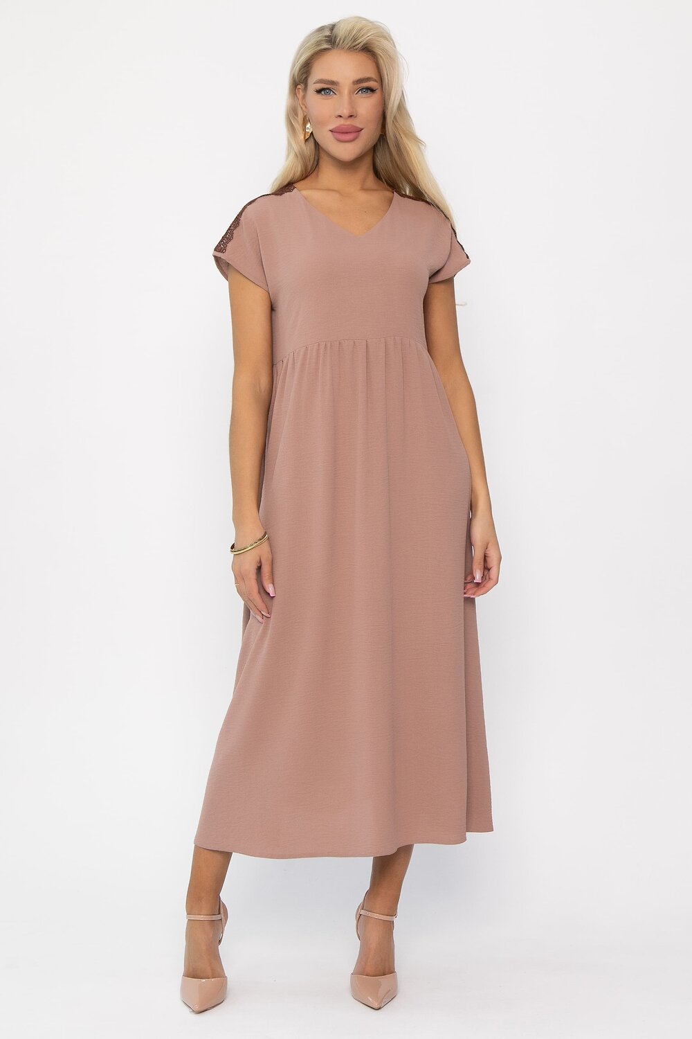 LT Collection Платье 539390 П13650-18М бежевый