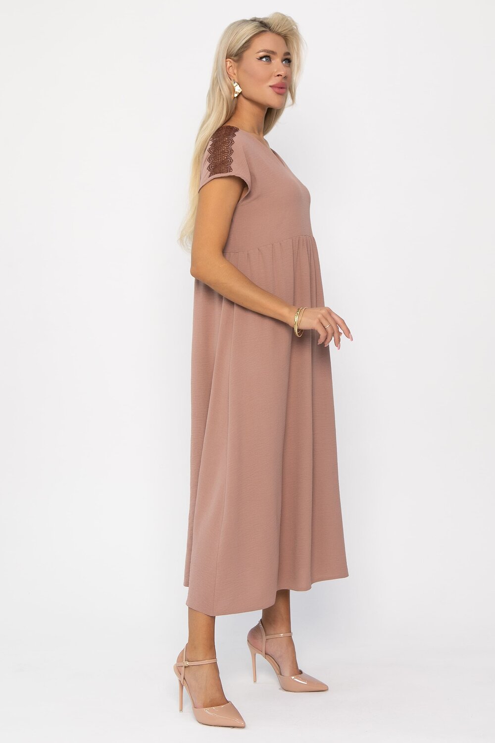 LT Collection Платье 539390 П13650-18М бежевый