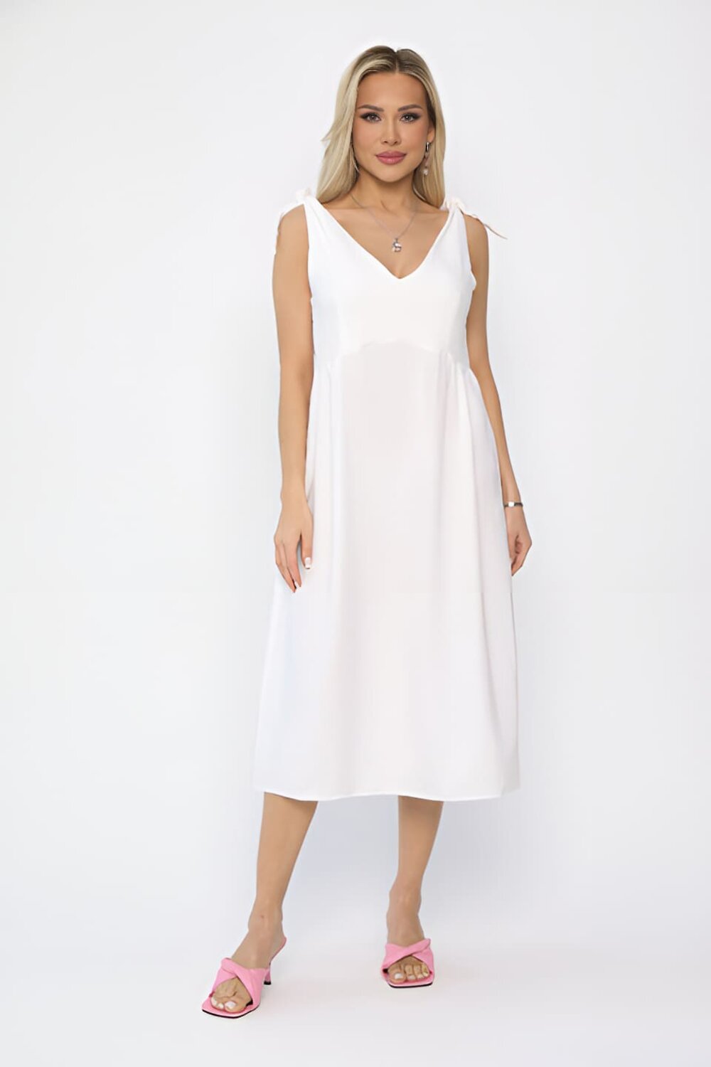 LT Collection Платье 539419 П13683-23М белый