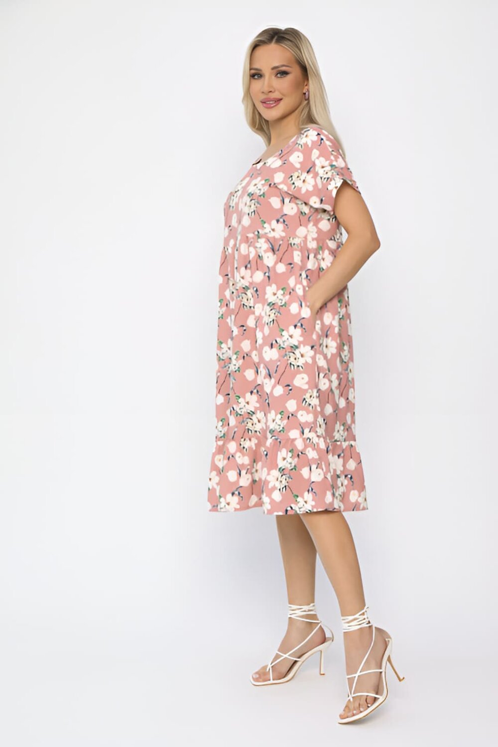 LT Collection Платье 539423 П13679-48М розовый