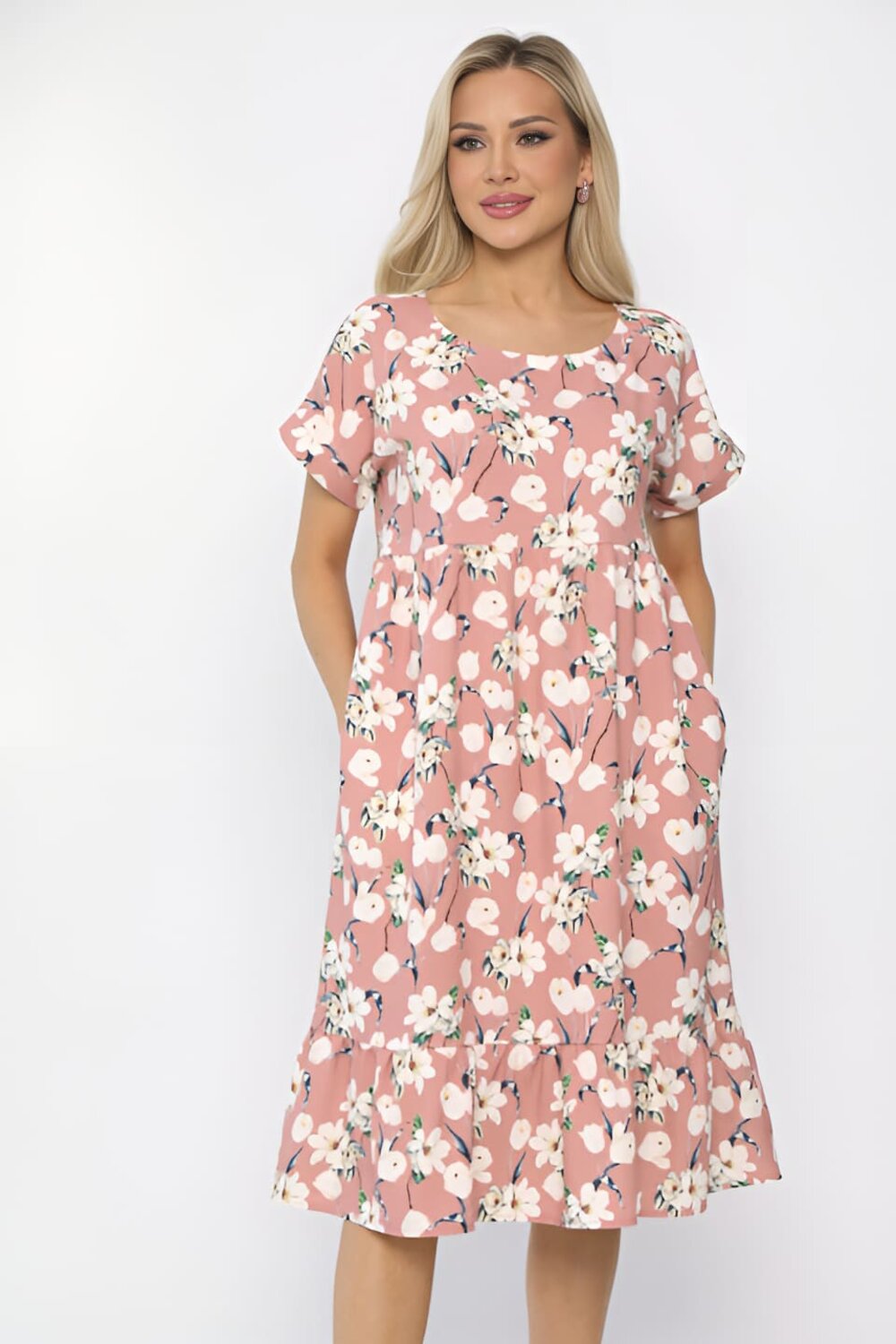 LT Collection Платье 539423 П13679-48М розовый