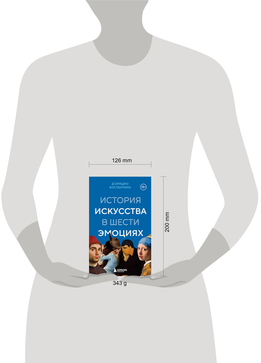 Эксмо Костантино Д`Орацио "История искусства в шести эмоциях (новое оформление)" 539451 978-5-04-214220-8