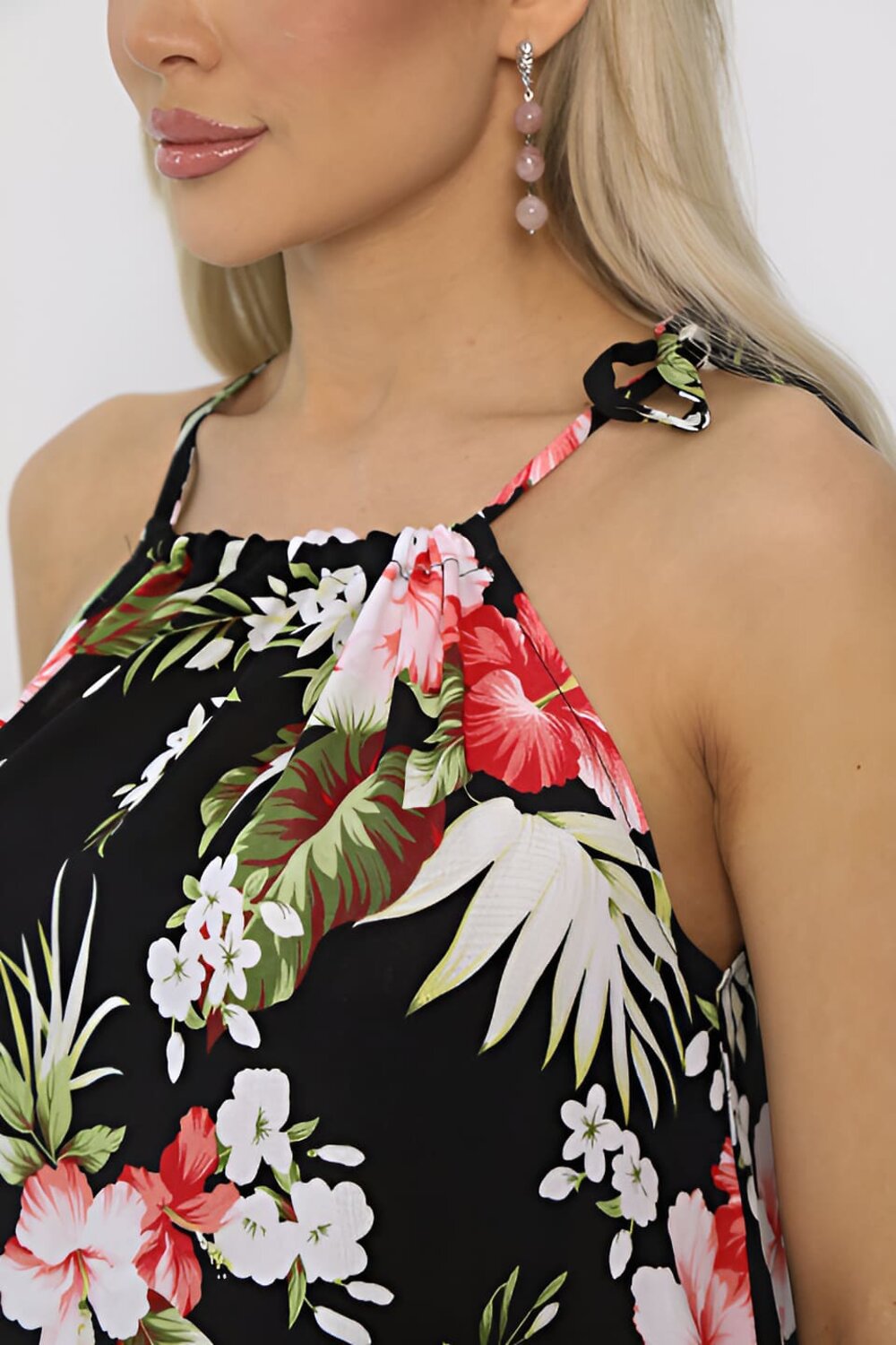 LT Collection Сарафан 539491 П13733-10М черный/мультиколор