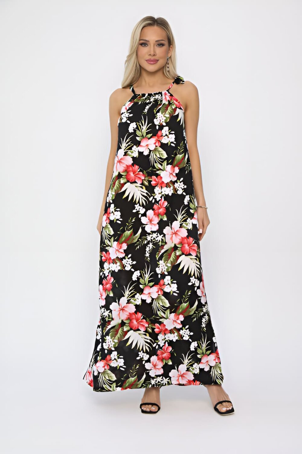 LT Collection Сарафан 539491 П13733-10М черный/мультиколор