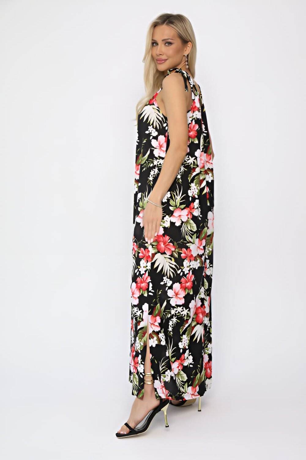 LT Collection Сарафан 539491 П13733-10М черный/мультиколор
