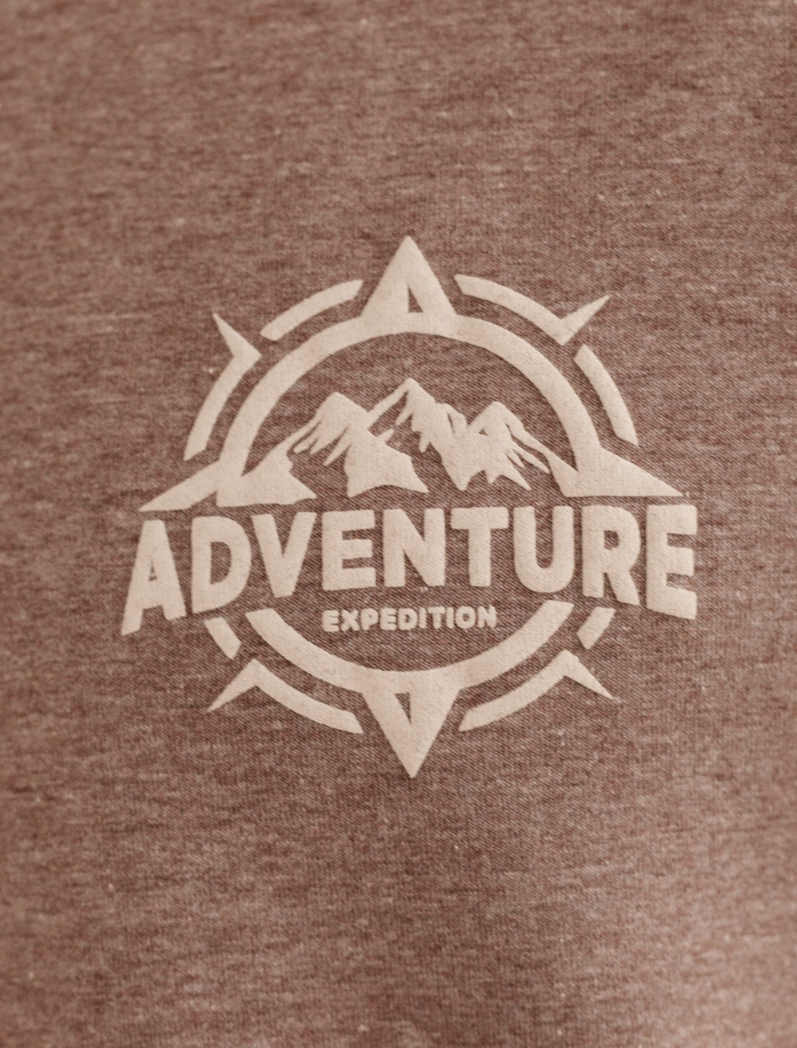 VILATTE Футболка 540184 U49.045 т.кофейный меланж_adventure