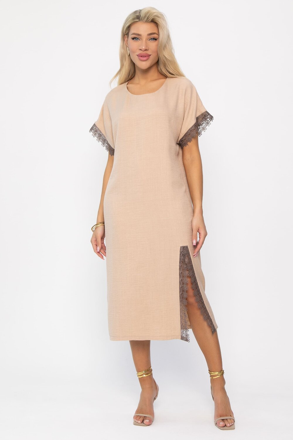 LT Collection Платье 540715 П13657-18М Бежевый