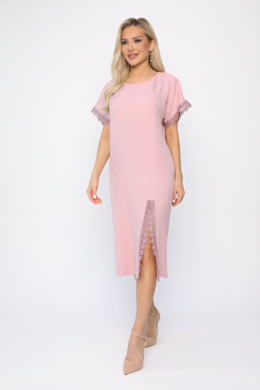 LT Collection Платье 540716 П13658-18М Розовый