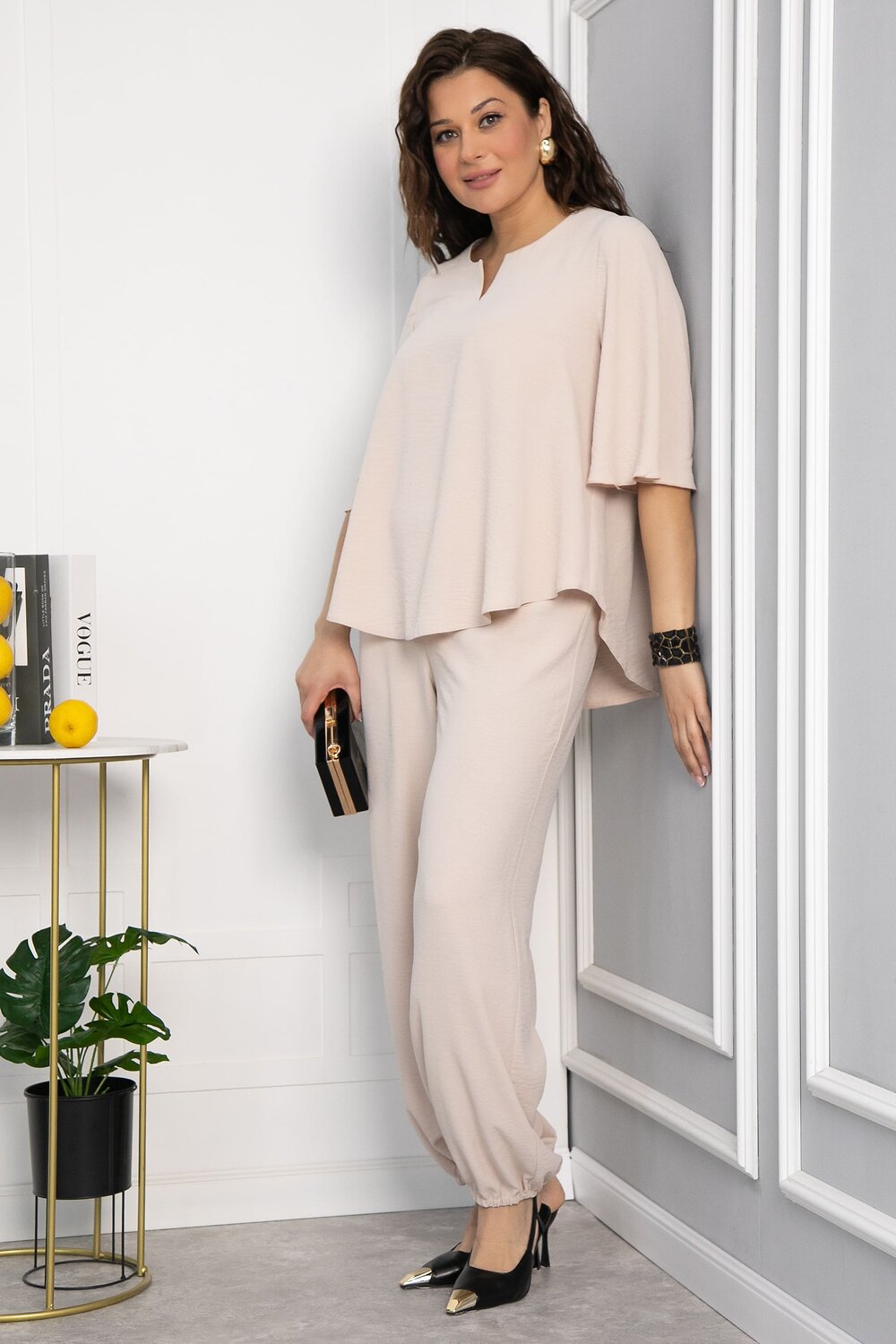 LT Collection Костюм 540722 К13717-15М бежевый