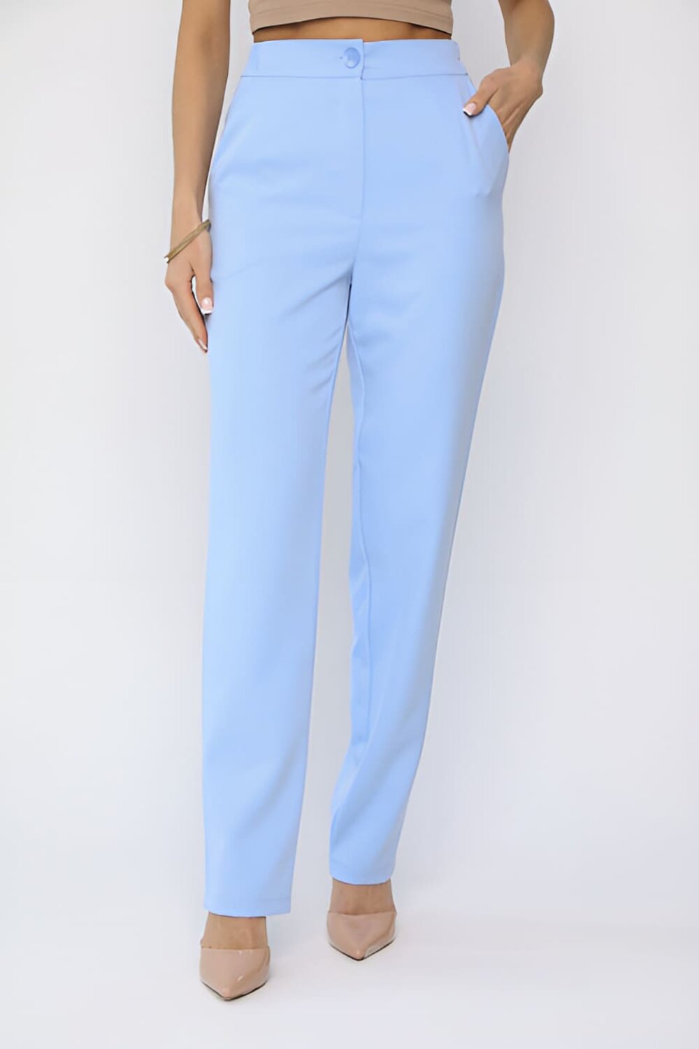 LT Collection Брюки 540730 Б13732-6М голубой