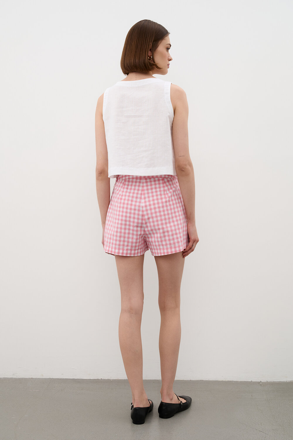 RISE Шорты 540901 SRT25_02_Pink Checkers Розовый, белый