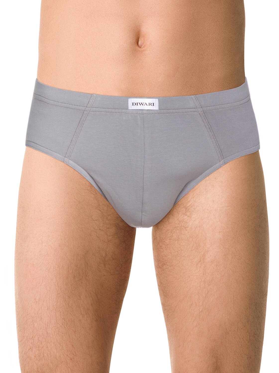 DiWaRi Трусы 541013 BASIC MEN MSL 2128 (пакет) light grey