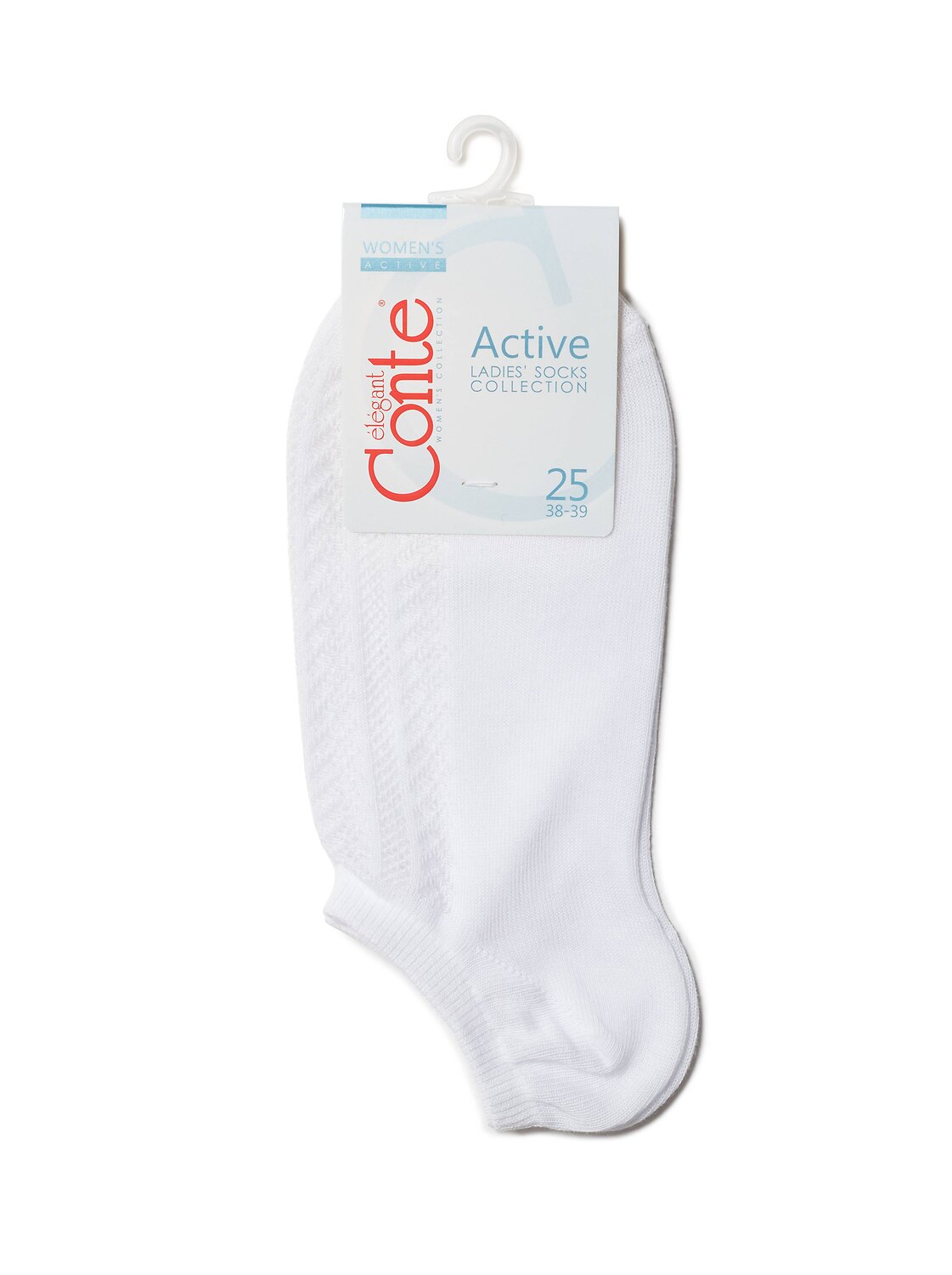 Conte elegant Носки 541025 ACTIVE (ультракороткие) 19С-185СП белый