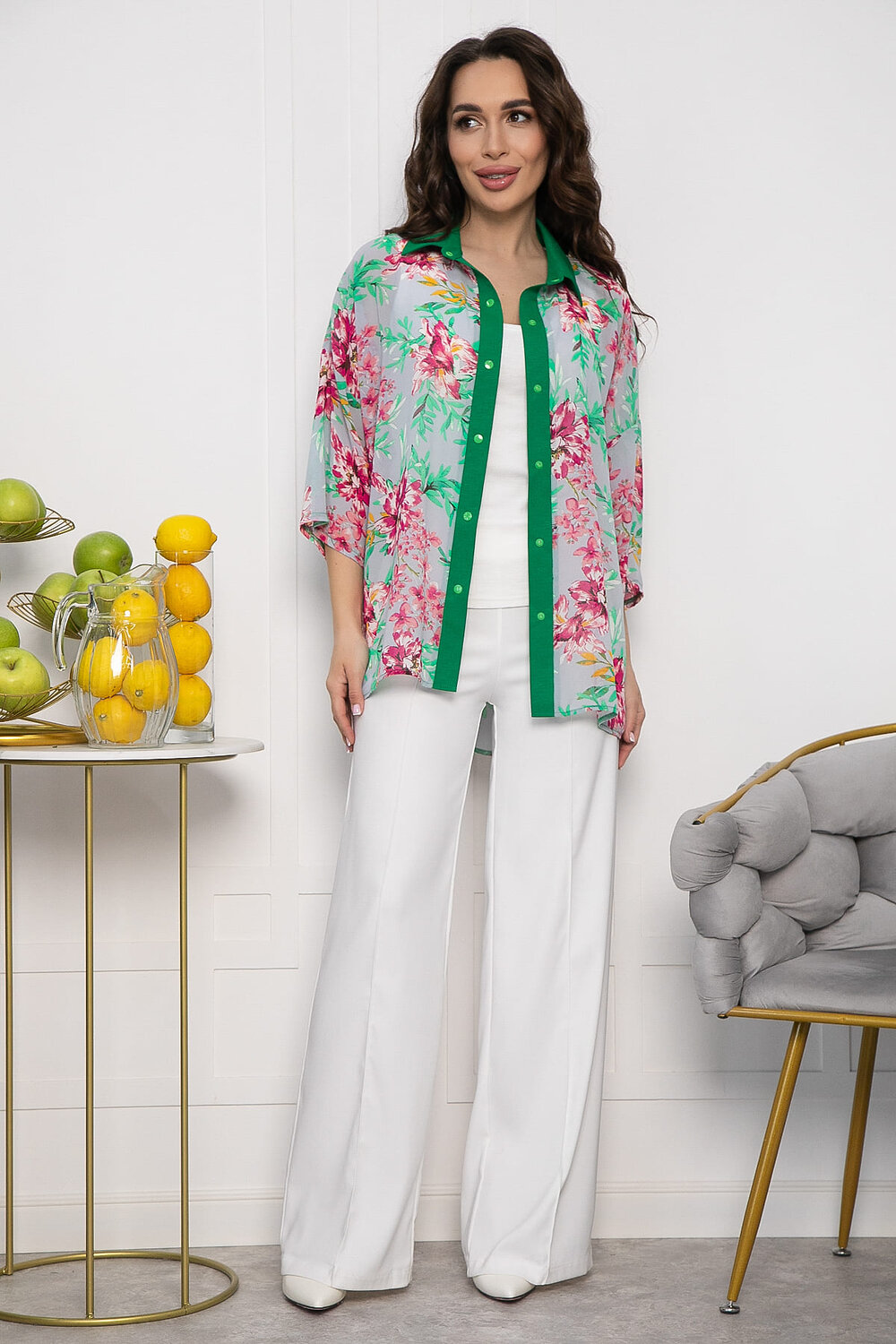LT Collection Костюм 541029 К13590-13М зеленый